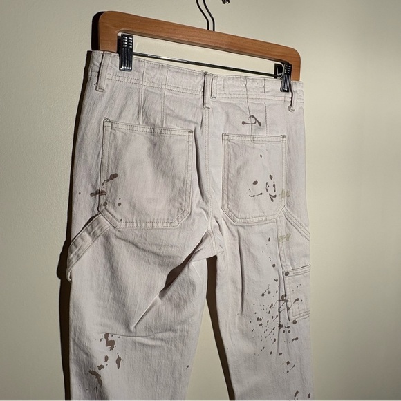 Pilcro And The Letterpress Paint Splattered Work Pants - Picture 8 of 14